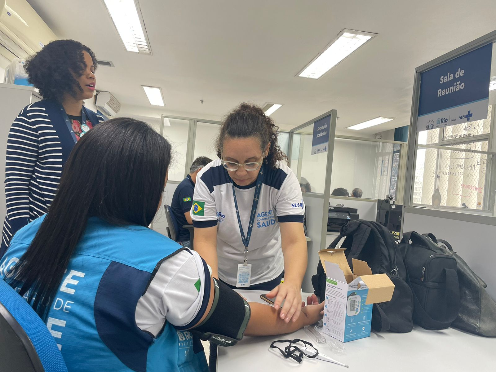 Curso Saúde com Agentes – Aferição de P.A – CF Rinaldo De Lamare