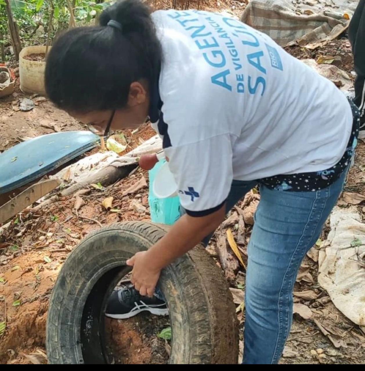 Ação da Equipe 199 para combate à dengue – CMS Dr. Albert Sabin