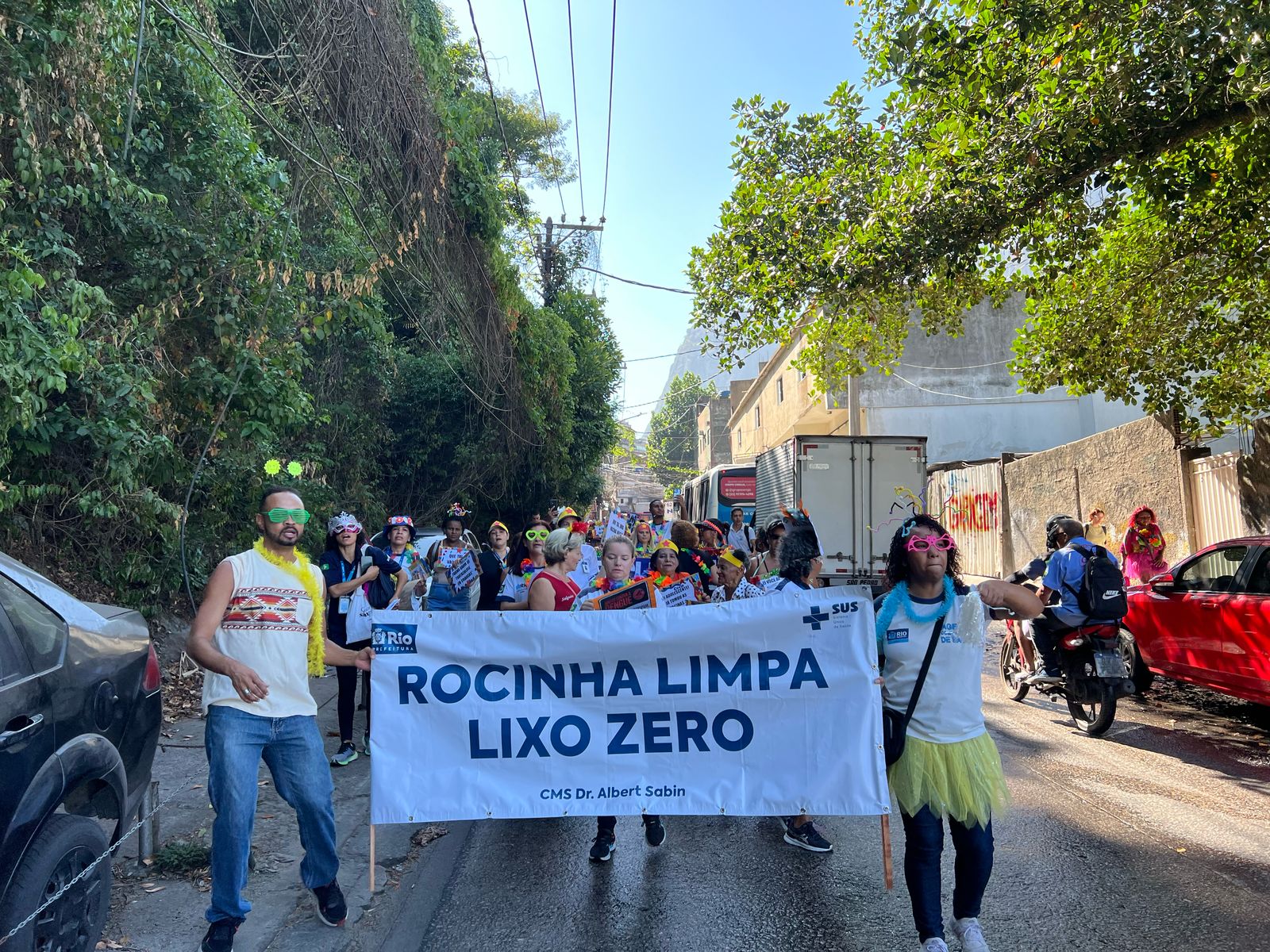 Bloco Foliões da Saúde na Rocinha