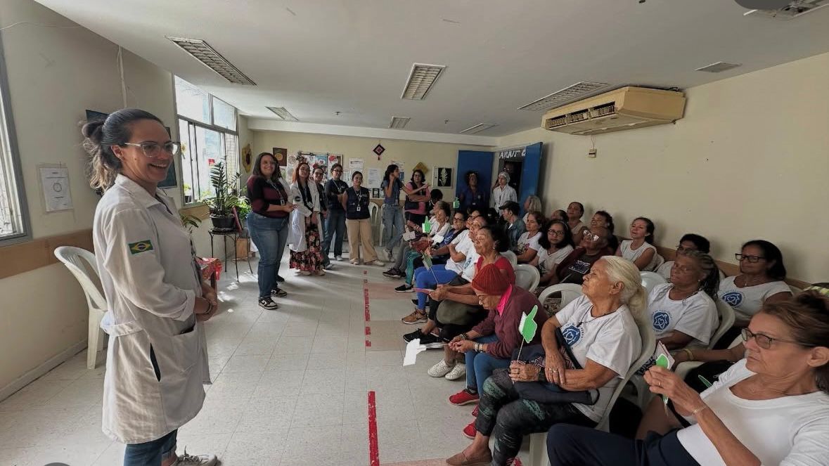 Ação com os Idosos da Casa de Convivência Nana Sette Camara – CF Rinaldo de Lamare