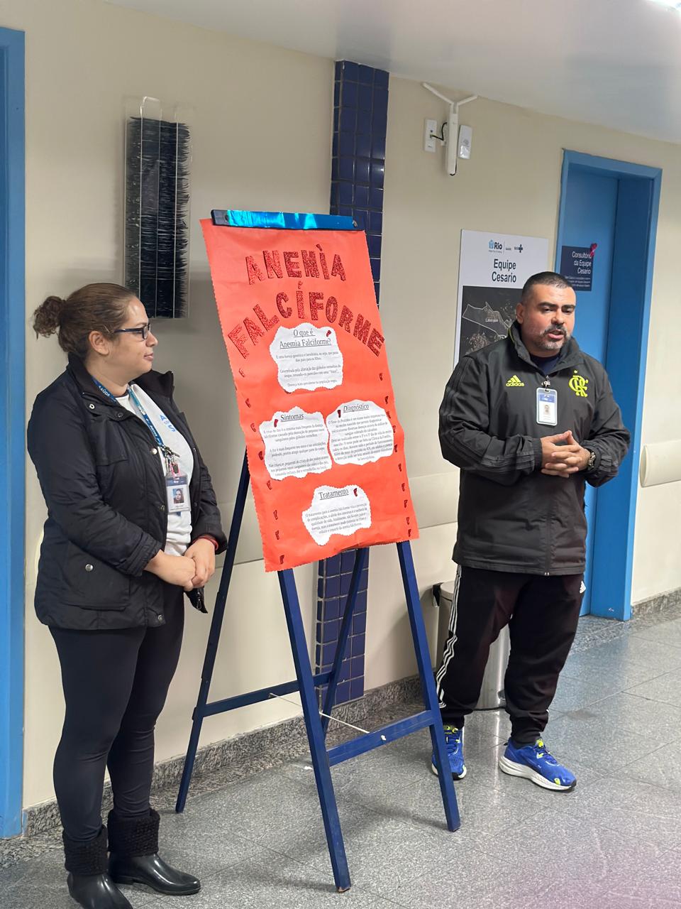 Sala de Espera Sobre Anemia Falciforme – CMS Dr. Albert Sabin