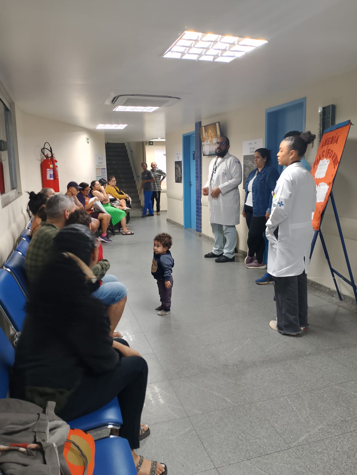 Junho Laranja – Sala de Espera Sobre Anemia Falciforme – CMS Dr. Albert Sabin