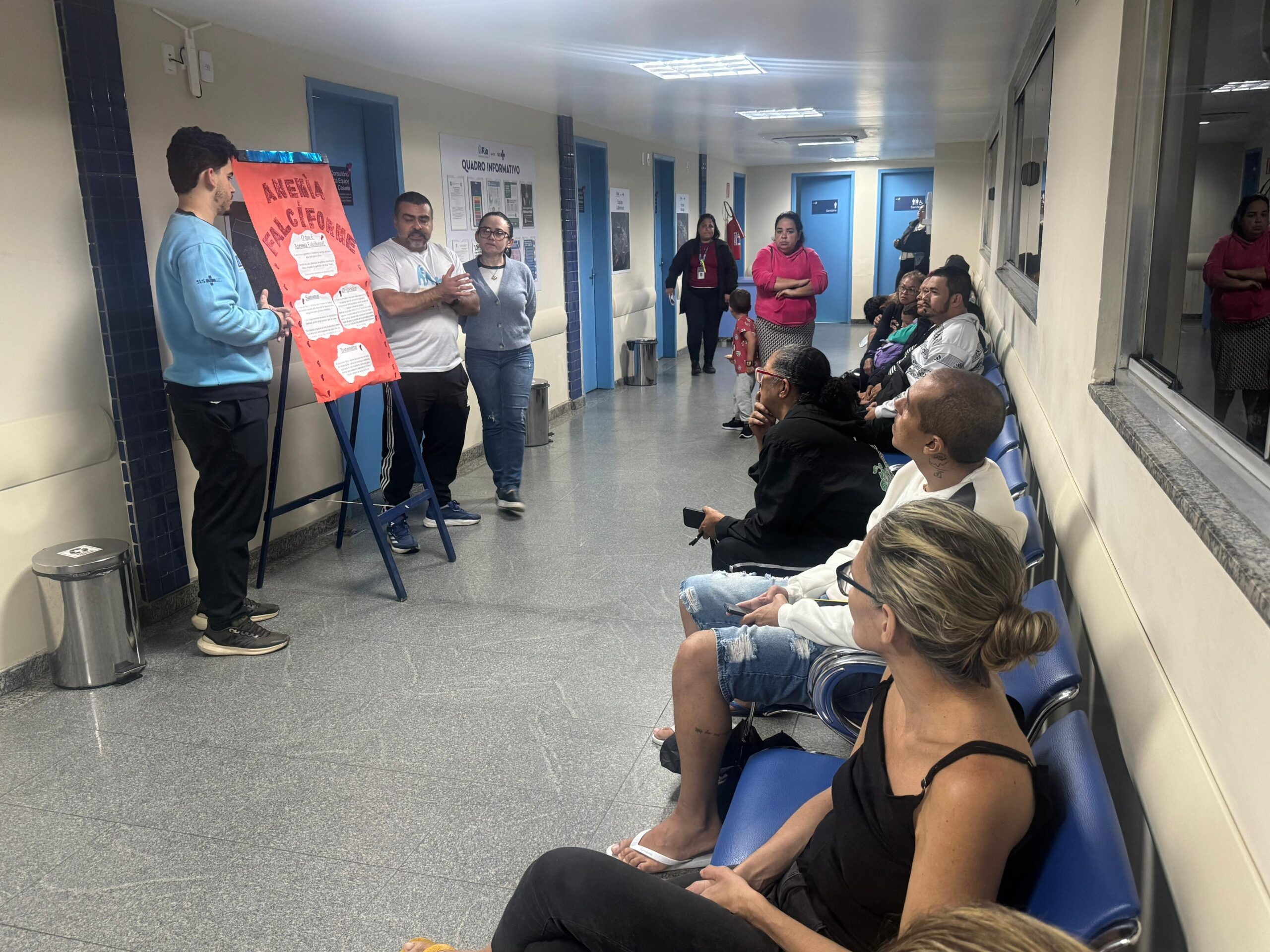 Sala de Espera Sobre Anemia Falciforme – CMS Dr. Albert Sabin