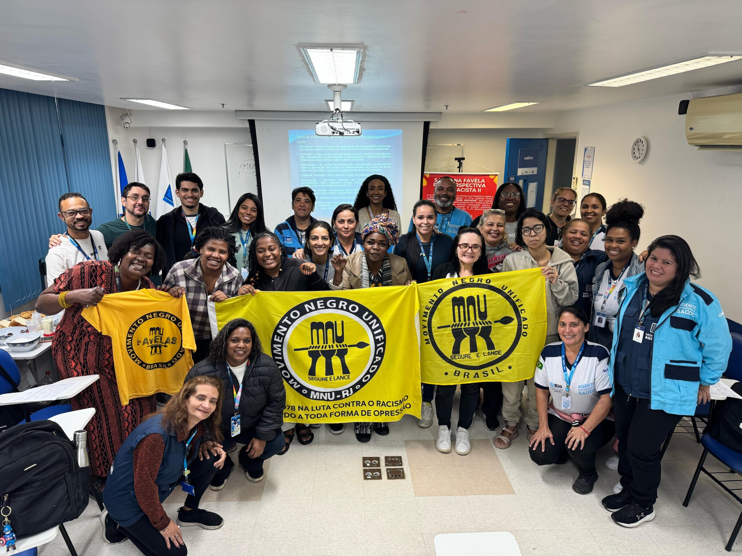 Curso Formação de Promotores Populares de Saúde Antirracista Pela Fiocruz – Movimento Negro Unificado (MNU – RJ)