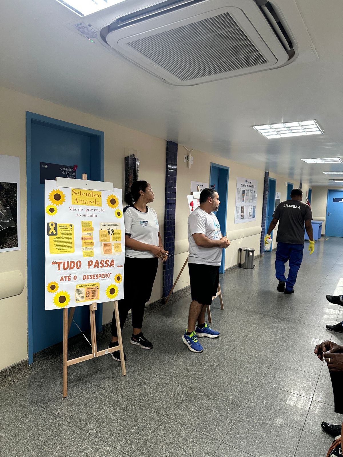 Sala de Espera aborda Setembro Amarelo e Setembro Vermelho – CMS Dr. Albert Sabin