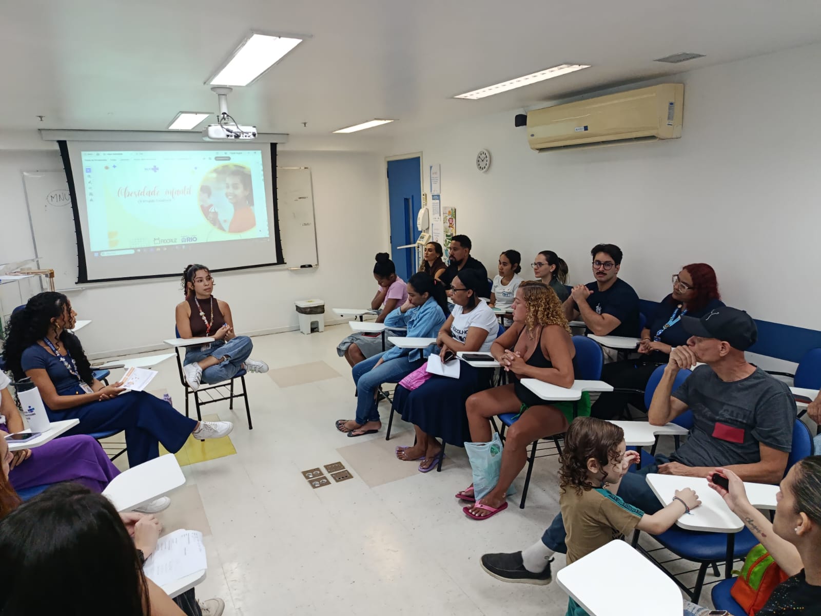 Palestra Crescer Com Saúde – Programa de Residência Multiprofissional em Atenção Básica da Fiocruz – CF Rinaldo De Lamare