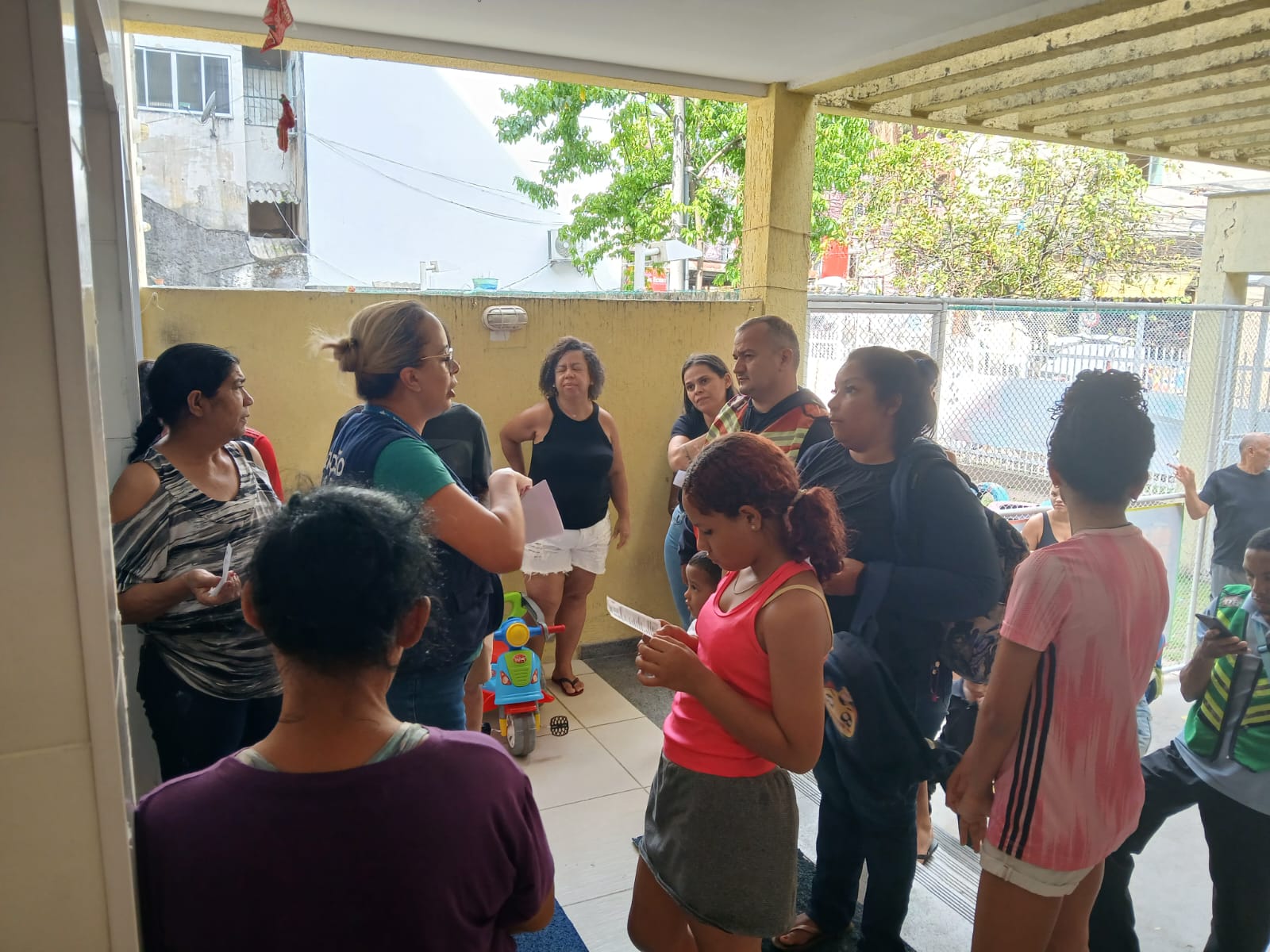 Mobilização na Escola de Educação Infantil (EDI) Professora Edir Caseiro Ribeiro para Campanha de Multivacinação 2025 – CF Maria do Socorro Silva e Souza