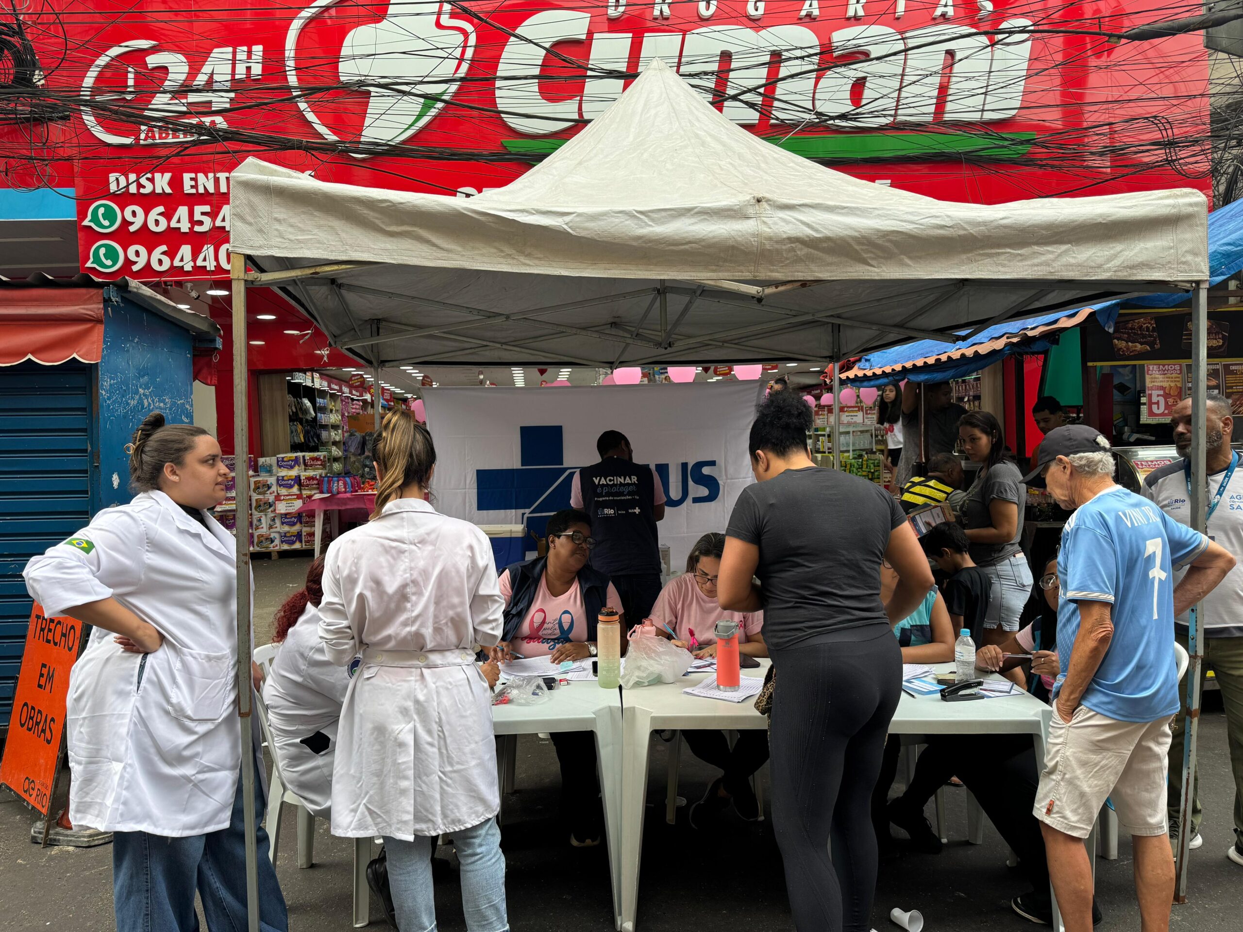 Dia D da Campanha Nacional de Multivacinação e Saúde da Mulher – CF Rinaldo De Lamare, CF Maria do Socorro Silva e Souza e CMS Dr Albert Sabin