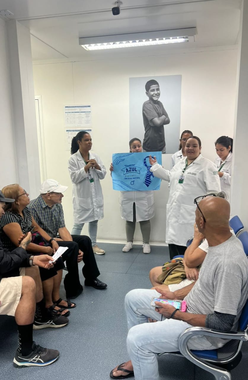 Sala de Espera reforça importância do novembro Azul – CF Maria do Socorro Silva e Souza