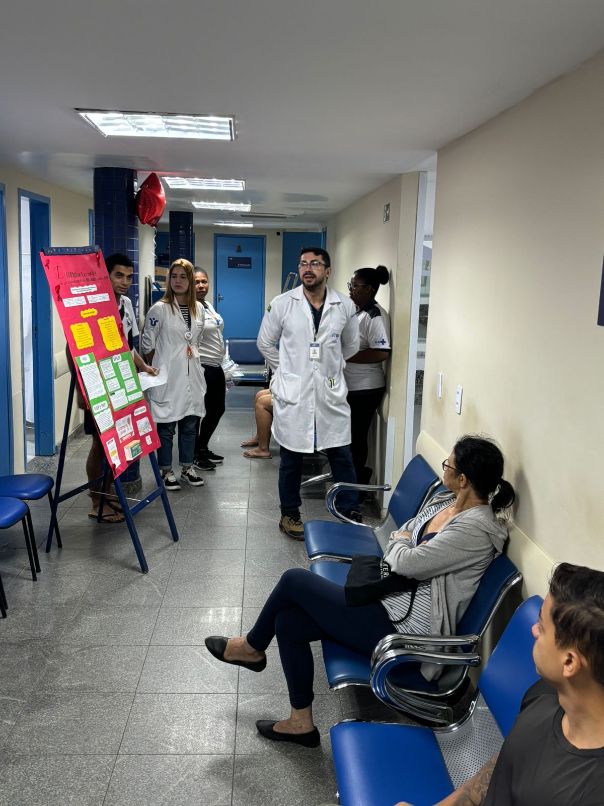 Ação sobre o Dia D Dezembro Vermelho – CMS Dr. Albert Sabin