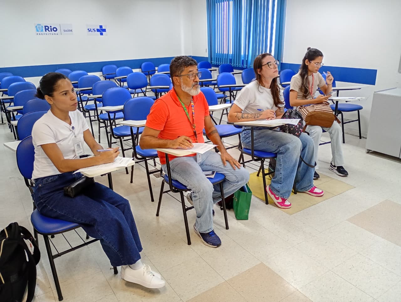 Recepção dos novos acadêmicos de Enfermagem na CF Rinaldo de Lamare