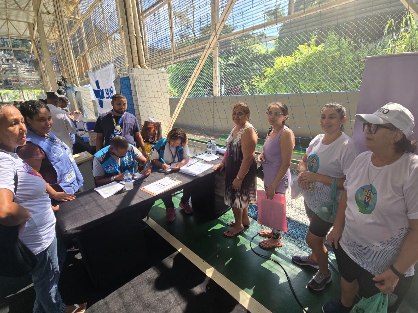 Ação pelo Dia da Mulher na Rocinha