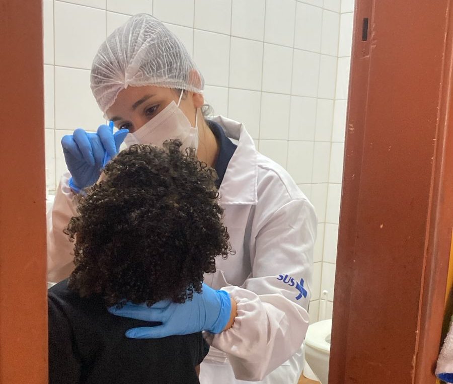 Programa Saúde na Escola (PSE) – Creche “E Aí Como é Que Fica?” – CMS Dr. Albert Sabin