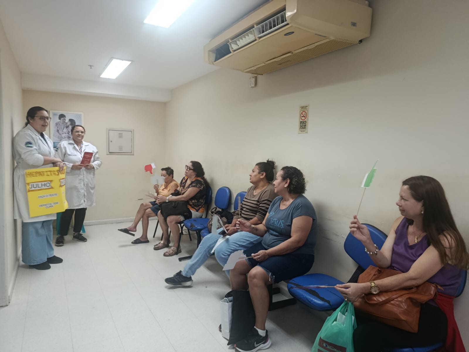 Sala de Espera – Julho Amarelo – CF Rinaldo de Lamare