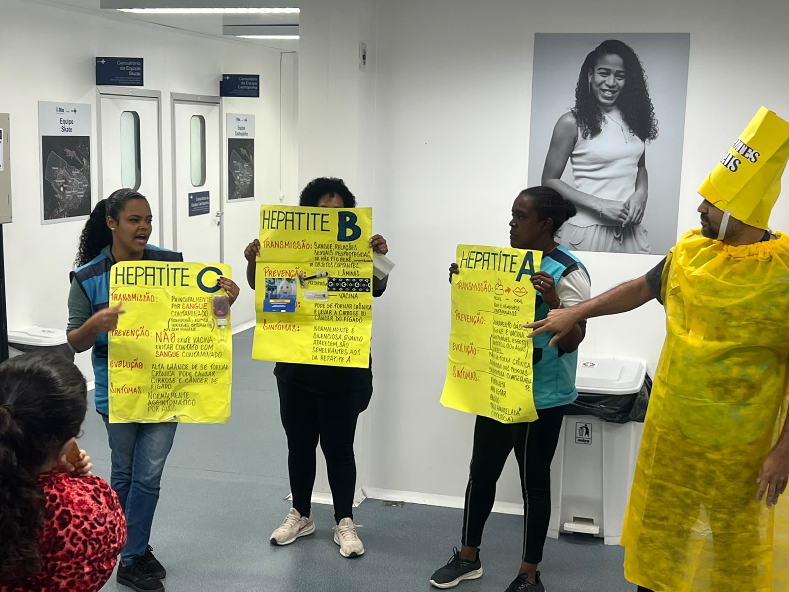 Sala de Espera – Julho Amarelo – CF Maria do Socorro Silva e Souza