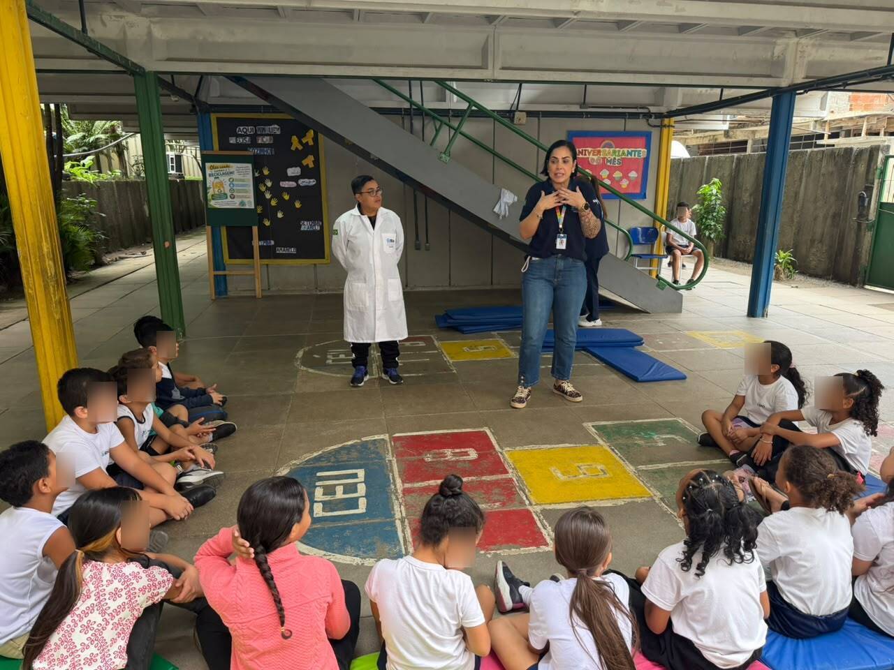 Programa Saúde na Escola (PSE) – Escola Municipal Abelardo Chacrinha Barbosa – CMS Dr. Albert Sabin