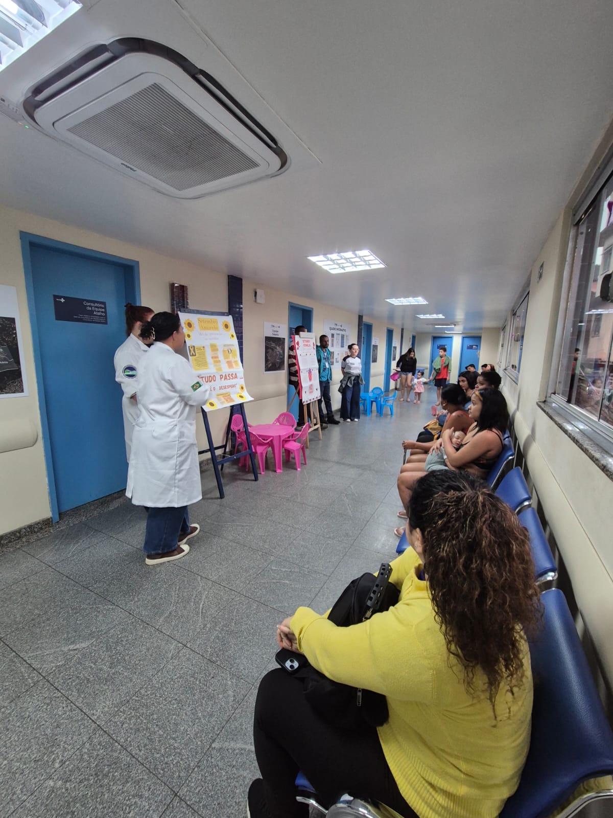 Sala de Espera – Setembro Amarelo – CMS Dr. Albert Sabin