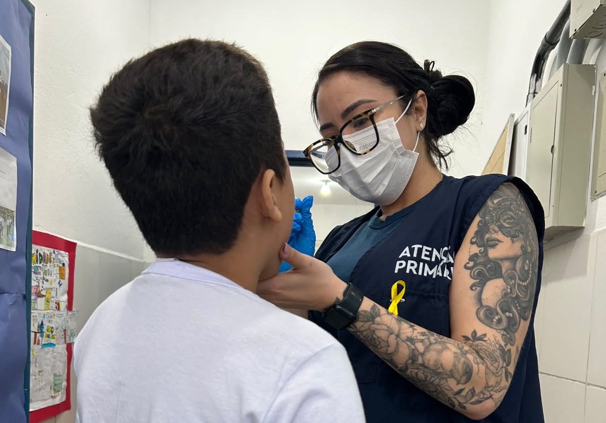 Programa Saúde na Escola (PSE) – Escola Municipal Lúcia Miguel Pereira – CMS Vila Canoas