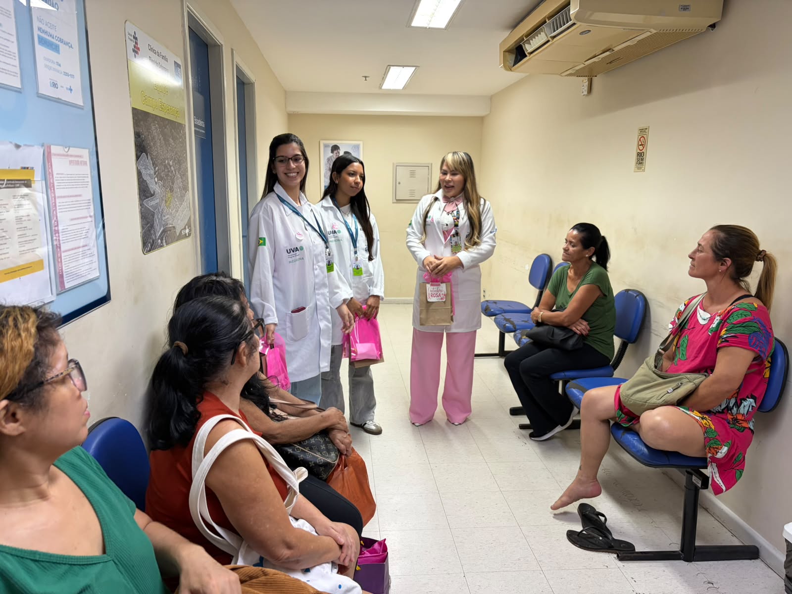 Sala de Espera – Outubro Rosa – CF Rinaldo de Lamare